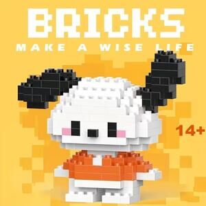 #6026  Hello Kitty & Friends - Pochacco Version Mini building Blocks Age 5+